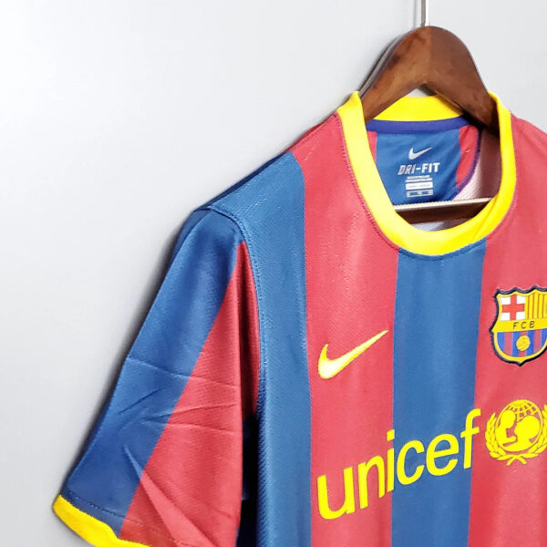 Barcelona 2010/2011 Retro Home Football Jersey 1:1 Thai Quality - Image 4