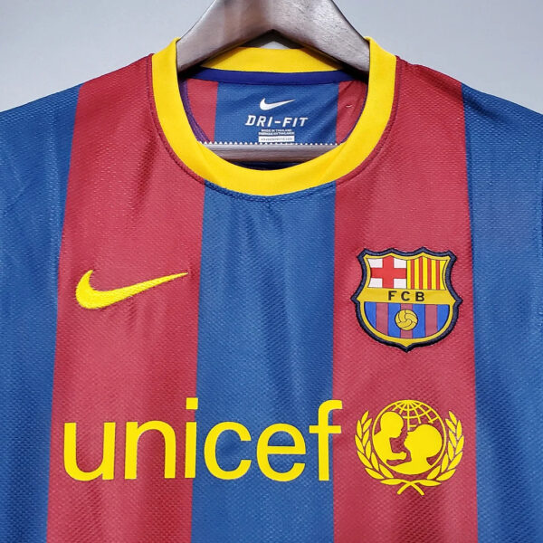 Barcelona 2010/2011 Retro Home Football Jersey 1:1 Thai Quality - Image 5