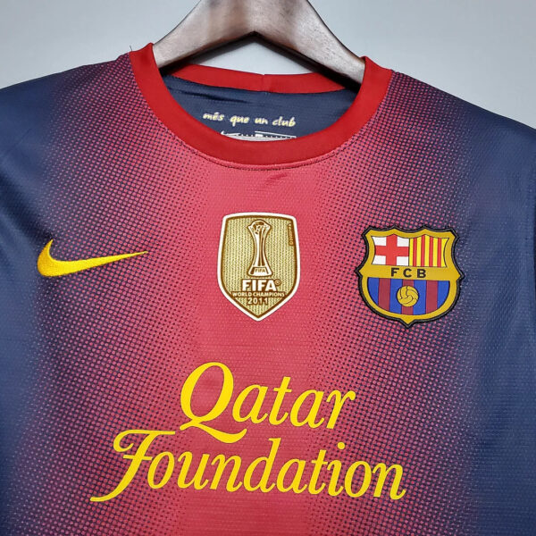 Barcelona 2012/2013 Retro Home Football Jersey 1:1 Thai Quality - Image 4