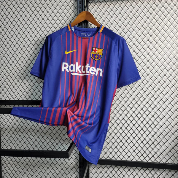 Barcelona 2017/2018 Retro Home Football Jersey 1:1 Thai Quality - Image 3