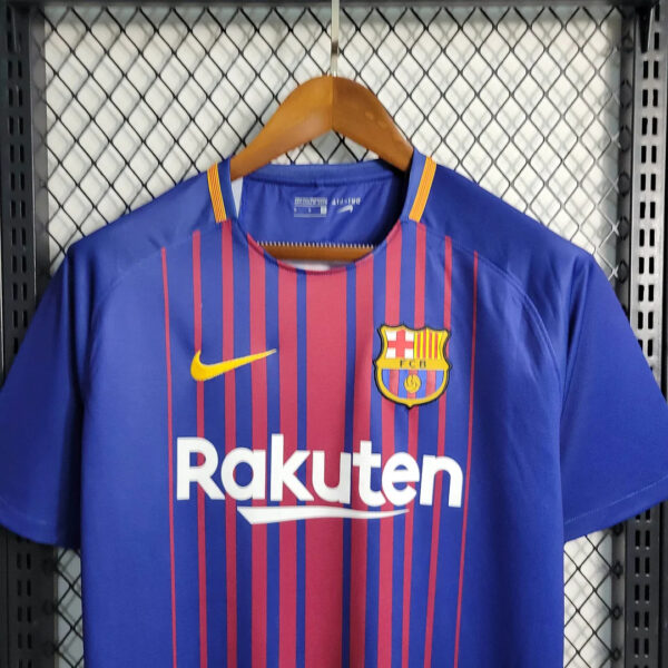 Barcelona 2017/2018 Retro Home Football Jersey 1:1 Thai Quality - Image 4