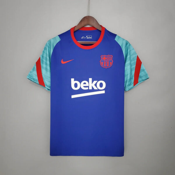 Barcelona 2021/2022 Jersey Training Wear Blue And Green