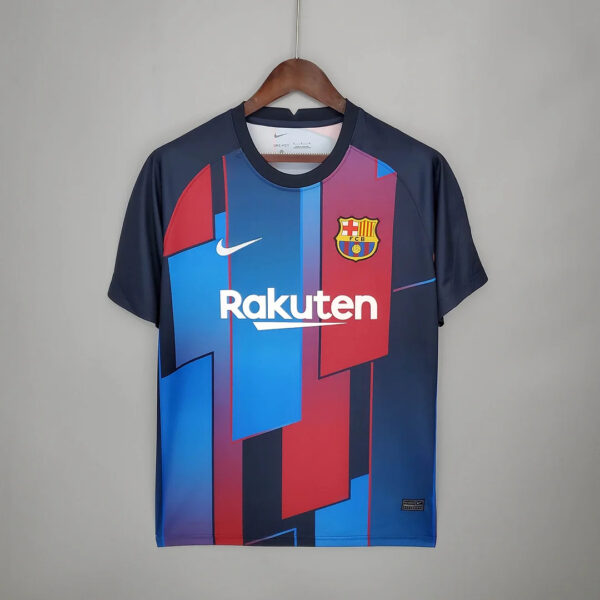 Barcelona 2021/2022 Jersey Training Wear Blue Red