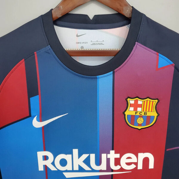 Barcelona 2021/2022 Jersey Training Wear Blue Red - Image 4