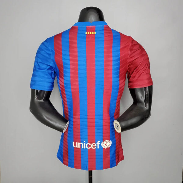 Barcelona 2021/2022 Player Version Home Football Jersey 1:1 Thai Quality - Image 2