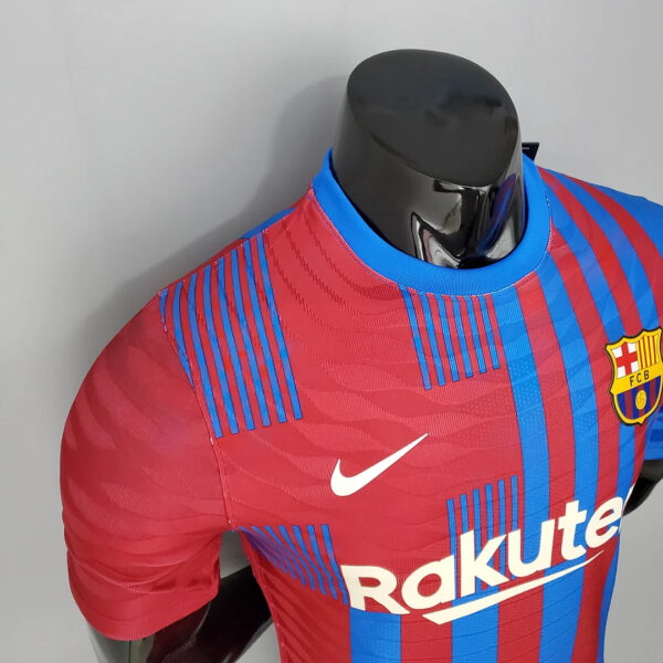 Barcelona 2021/2022 Player Version Home Football Jersey 1:1 Thai Quality - Image 3