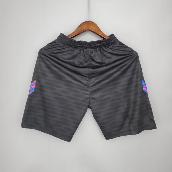 Barcelona 2021/2022 Training Black Shorts - Image 2