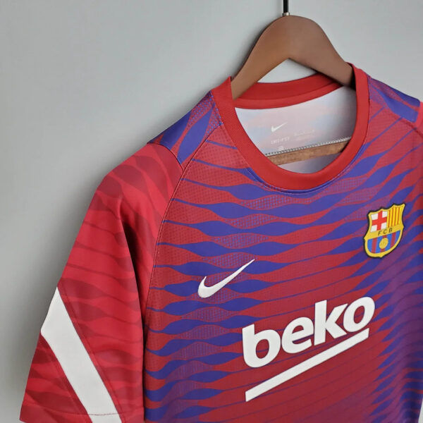 Barcelona 2021-2022 Training Suit Red And Blue - Image 3