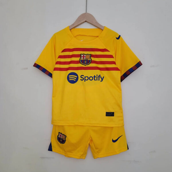 Barcelona 2022/2023 Fourth Away Football Jersey 1:1 Thai Quality Kids Size