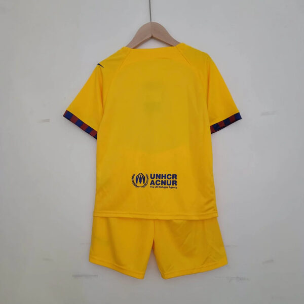 Barcelona 2022/2023 Fourth Away Football Jersey 1:1 Thai Quality Kids Size - Image 2