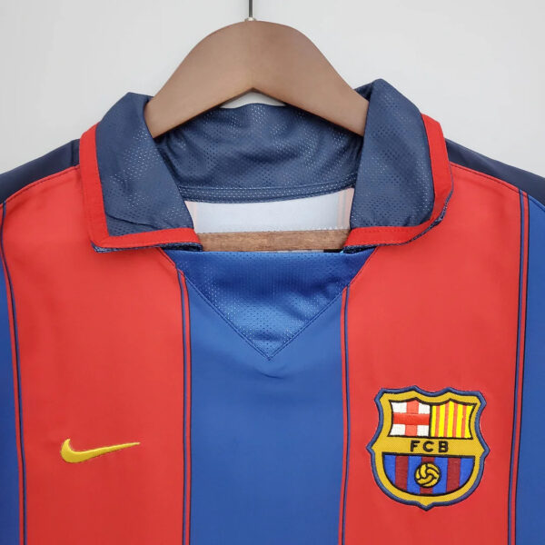 Barcelona 2003/2004 Retro Home Football Jersey 1:1 Thai Quality - Image 4