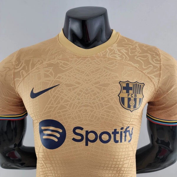 Barcelona 2022/2023 Player Version Away Football Jersey 1:1 Thai Quality - Image 4