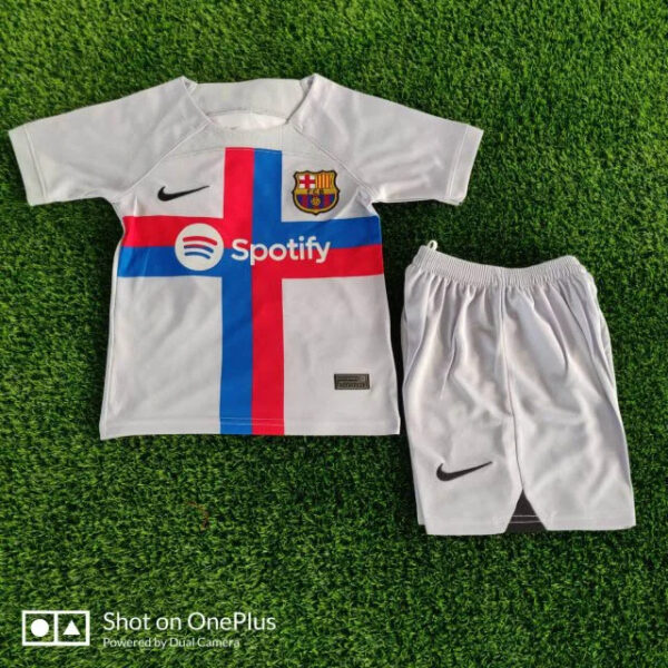 Barcelona 2022/2023 Third Away Football Jersey 1:1 Thai Quality Kids Size