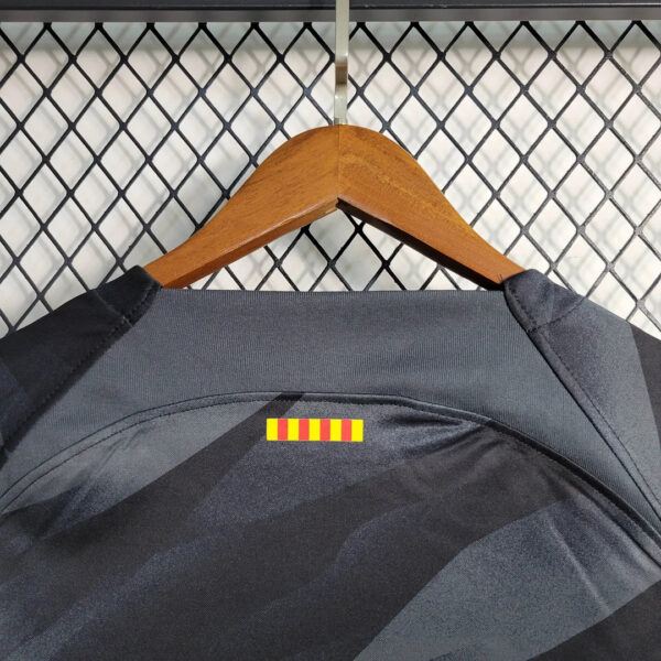 Barcelona 2023/2024 Goalkeeper Black Football Jersey 1:1 Thai Quality - Image 9