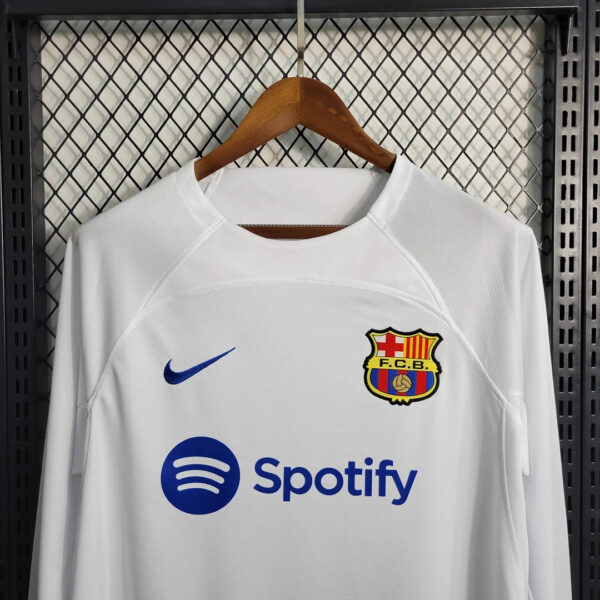 Barcelona 2023/2024 Long Sleeve Away Football Jersey 1:1 Thai Quality - Image 3