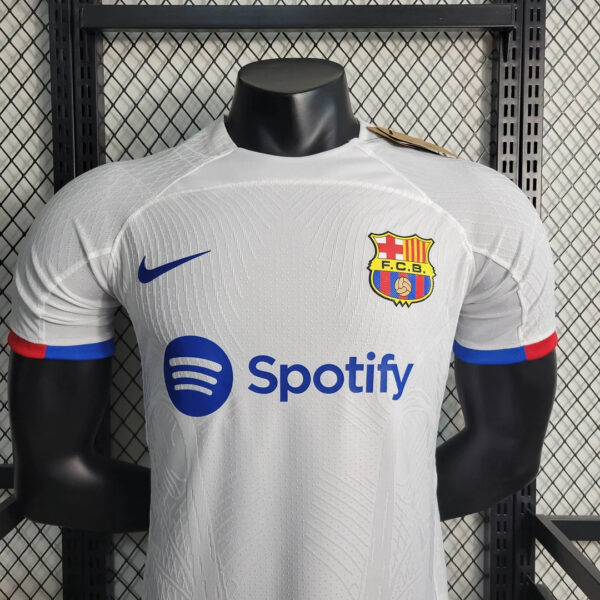 Barcelona 2023/2024 Player Version Away Football Jersey 1:1 Thai Quality - Image 4