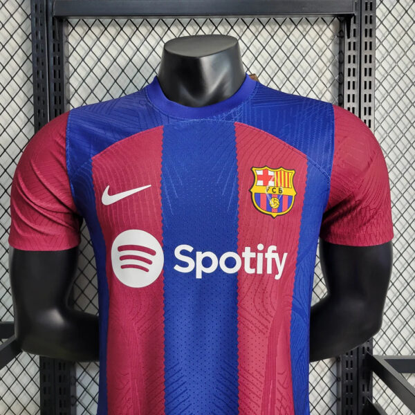 Barcelona 2023/2024 Player Version Home Football Jersey 1:1 Thai Quality - Image 3