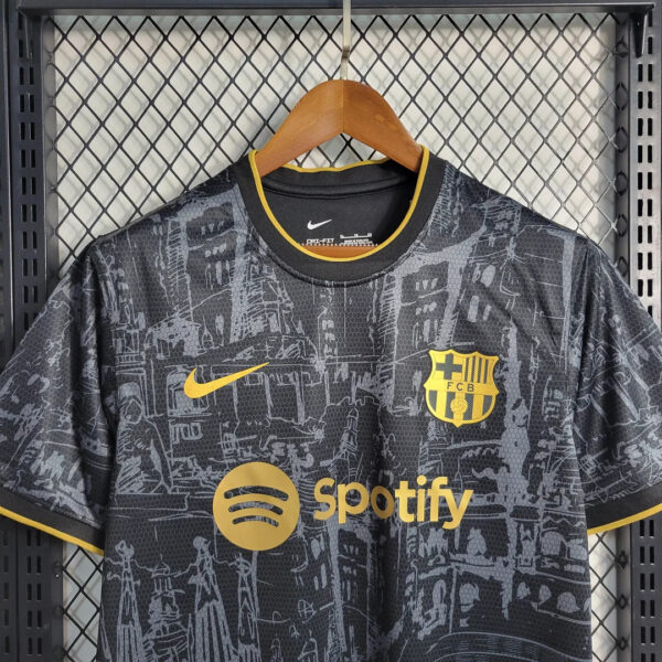 Barcelona 2023/2024 Special Edition Black Football Jersey 1:1 Thai Quality - Image 6