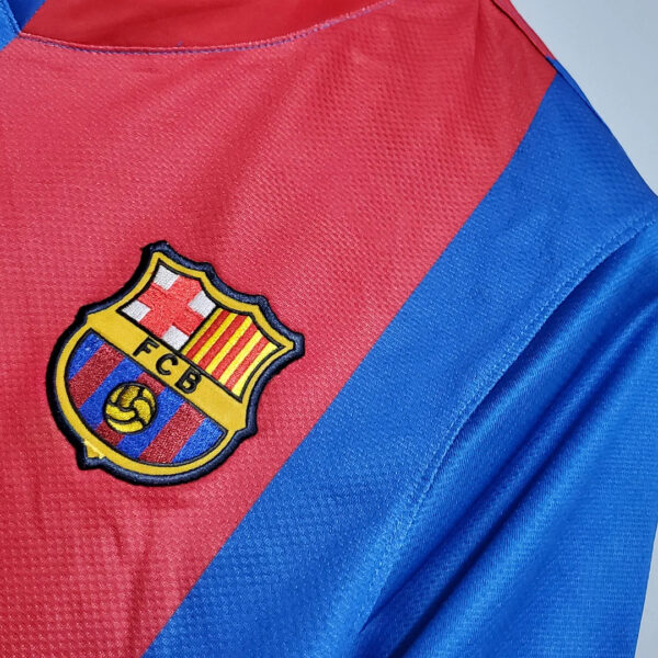 Barcelona 2006/2007 Retro Home Football Jersey 1:1 Thai Quality - Image 6