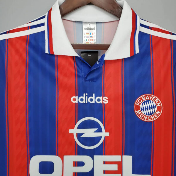 Bayern Munich 1995/1997 Retro Home Football Jersey 1:1 Thai Quality - Image 4