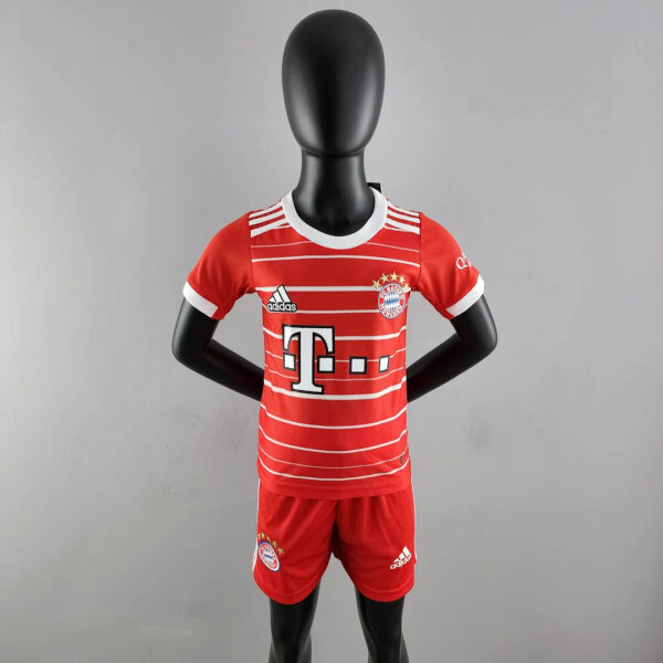 Bayern Munich 2022/2023 Home Football Jersey 1:1 Thai Quality Kids Size