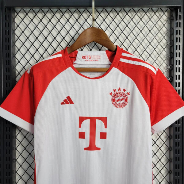 Bayern Munich 2023/2024 Home Football Jersey 1:1 Thai Quality Kids Size - Image 5