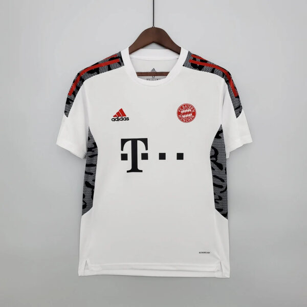 Bayern Munich 2021/2022 Football Jersey Training Wear White 1:1 Thai Quality