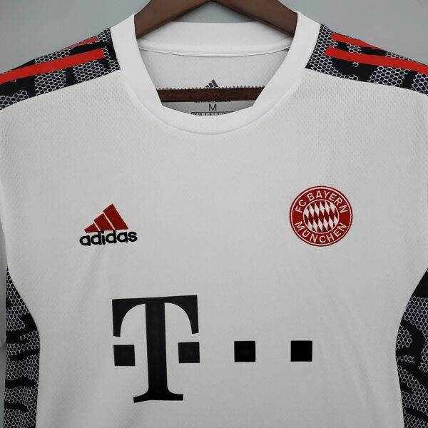 Bayern Munich 2021/2022 Football Jersey Training Wear White 1:1 Thai Quality - Image 4