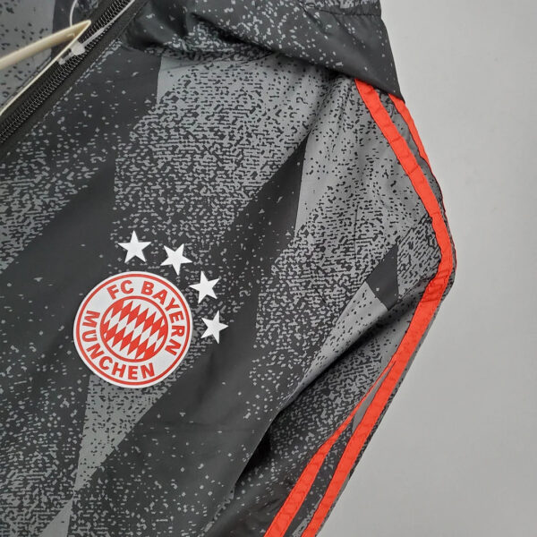 Bayern Munich 2021/2022 Windbreaker Football Jersey Black Pattern 1:1 Thai Quality - Image 6