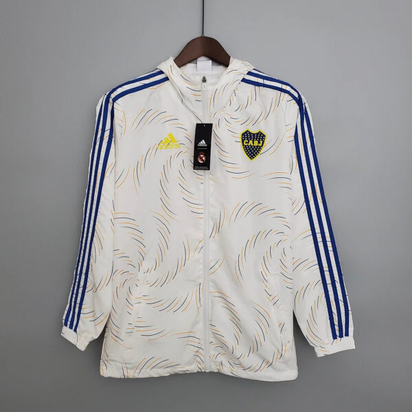 Boca Juniors Windbreaker White Jersey 1:1 Thai Quality