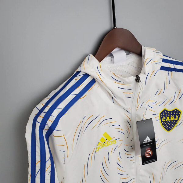 Boca Juniors Windbreaker White Jersey 1:1 Thai Quality - Image 3