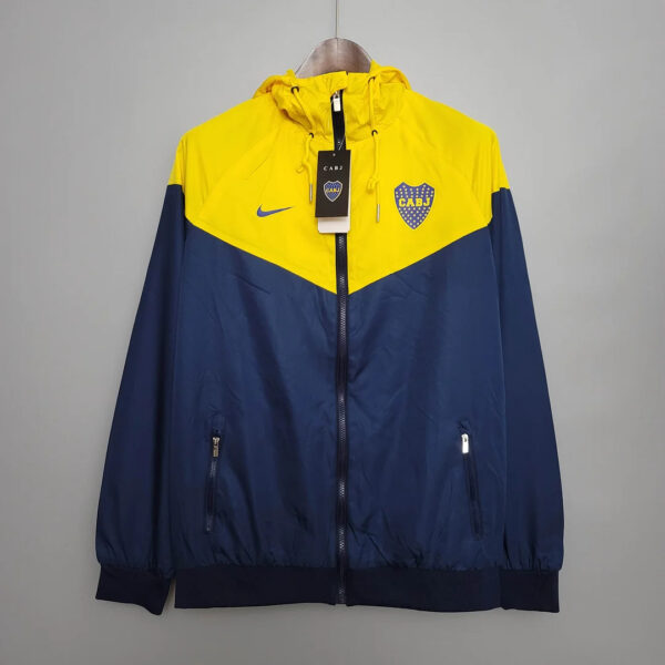 Boca Juniors 2021 Windbreaker Blue-Yellow Jersey 1:1 Thai Quality