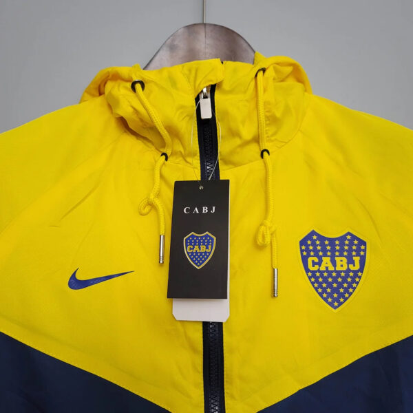 Boca Juniors 2021 Windbreaker Blue-Yellow Jersey 1:1 Thai Quality - Image 4