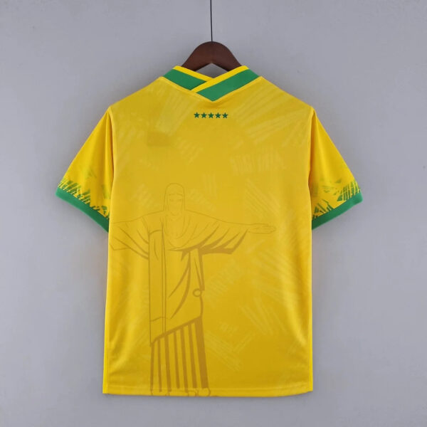 Brazil 2022 Classic Football Jersey Yellow - Image 3