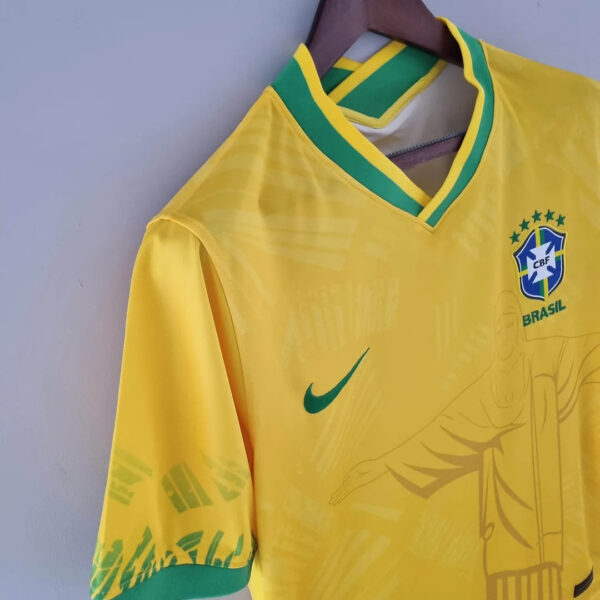 Brazil 2022 Classic Football Jersey Yellow - Image 4