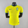 Brazil 2022 FIFA World Cup Player Version Home Football Jersey