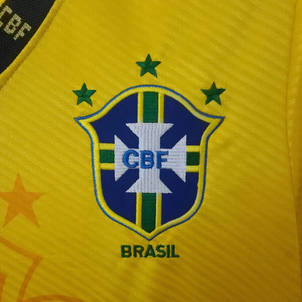 Brazil 1994 Retro Home Football Jersey - Image 4