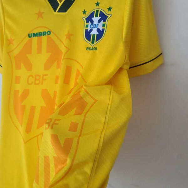 Brazil 1994 Retro Home Football Jersey - Image 5