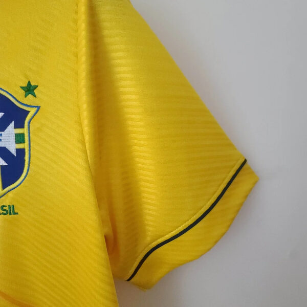 Brazil 1994 Retro Home Football Jersey - Image 6