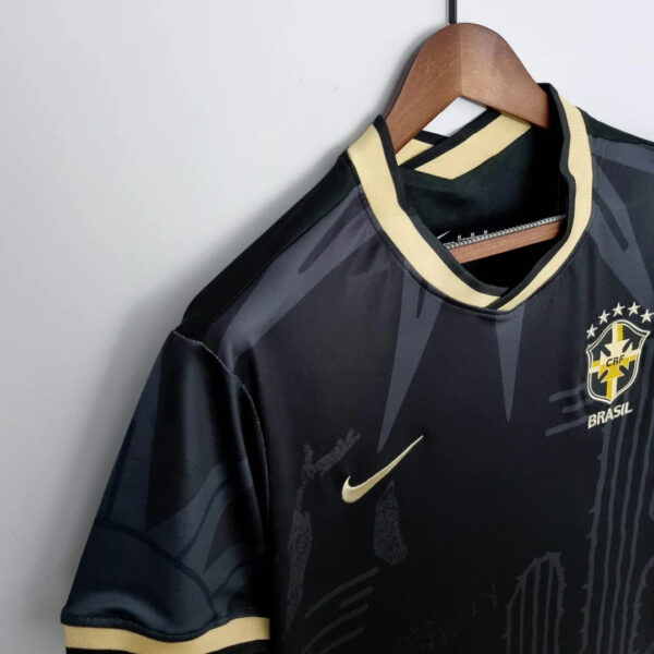 Brazil 2022 Special Edition Black Football Jersey - Image 3