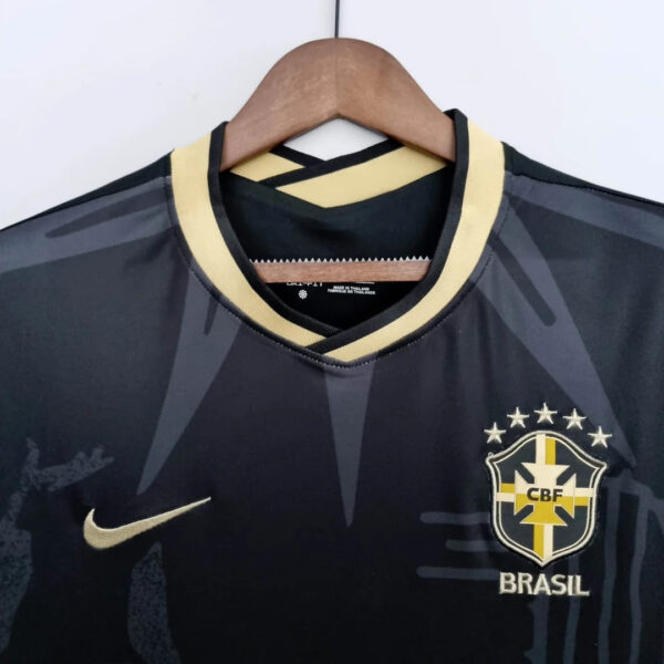 Brazil 2022 Special Edition Black Football Jersey - Image 4