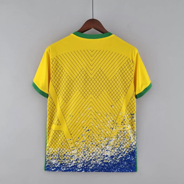 Brazil 2022 Special Edition Football Jersey Yellow - Image 3