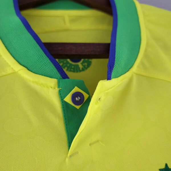 Brazil 2022 World Cup Home Football Jersey - Image 3