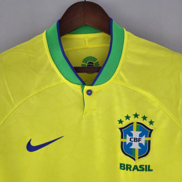 Brazil 2022 World Cup Home Football Jersey - Image 7