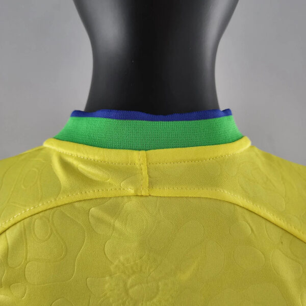 Brazil 2022 World Cup Home Football Jersey Kids Size - Image 9