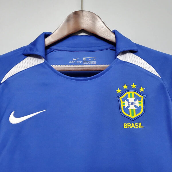 Brazil 2002 Retro Away Football Jersey - Image 4