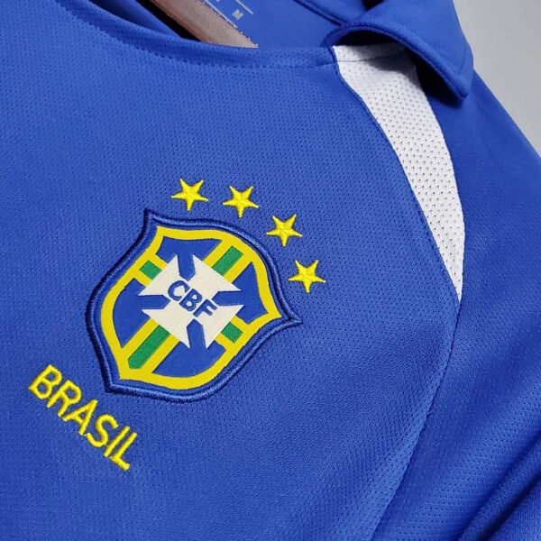 Brazil 2002 Retro Away Football Jersey - Image 6