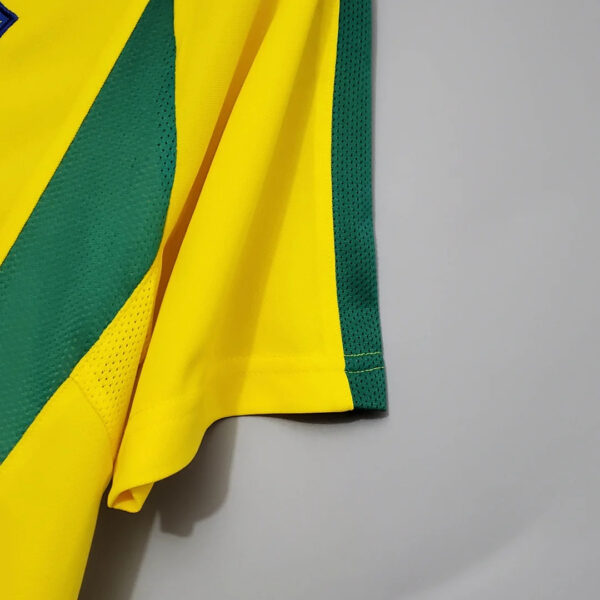 Brazil 2002 Retro Home Football Jersey - Image 7