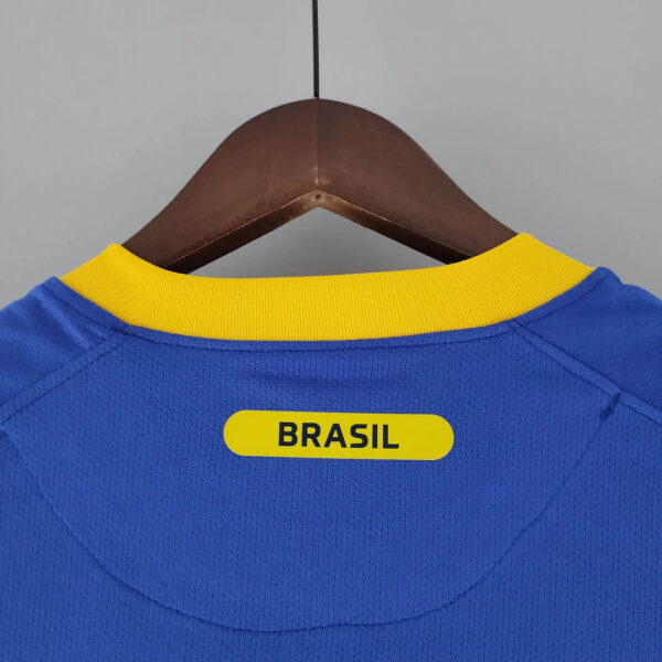 Brazil 2010 Retro Away Football Jersey - Image 3