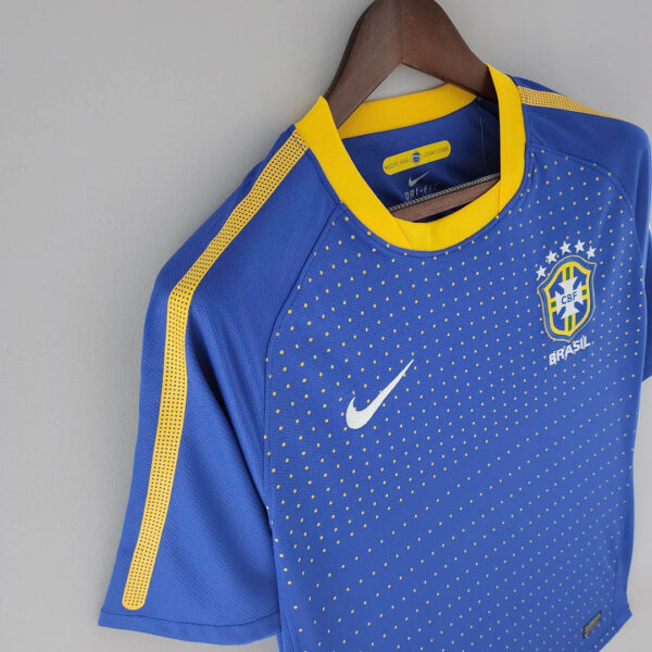 Brazil 2010 Retro Away Football Jersey - Image 5